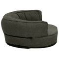 vidaXL Ergonomický matrac pre psa 60x42 cm ľanový vzhľad flís tmavošedý
