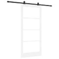 vidaXL Posuvné dvere ORKDAL 93 x 202 cm Biela a čierna