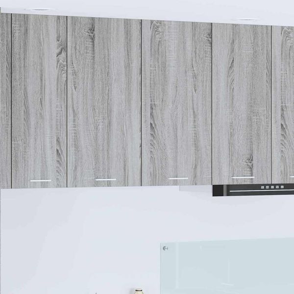 vidaXL Závesná skrinka Sivý Sonoma 80 x 31 x 80 cm Kompozitné drevo