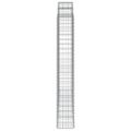 vidaXL Oblúkový gabionový kôš 4 ks 200x30x200/220cm pozinkované železo