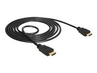 Kábel HDMI s ethernetom - HDMI so zástrčkami (samec) na HDMI so zástrčkami (samec) - 1,5 m - čierna - podporuje 4K