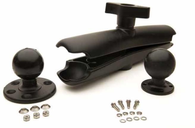 RAM MOUNT KIT, ROUND BASE, LONG ARM, 13 palcov (330mm), BALL FOR VEHÍČKA DOCK REAR