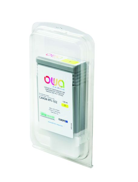 OWA Armor ink-jet kompatibilný s Canon iPF 500/600 yellow,130ml, kom.s PFI102Y