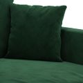 vidaXL Kreslo zelené 60 cm zamat
