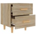 vidaXL Nočný stolík dub sonoma 40x35x47,5 cm