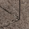 vidaXL Koberec ISTAN vysoký vlas lesklý vzhľad sivý 100x200 cm