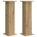 vidaXL Stojan na rastliny 2 ks Dub artisan 30,5 x 30 x 100,5 cm