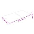 vidaXL Nástenné panely 12 ks bledosivé 30x15 cm zamat 0,54 m²