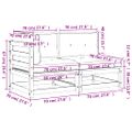 vidaXL Záhradná pohovka s vankúšmi 2-miestna masívny douglas