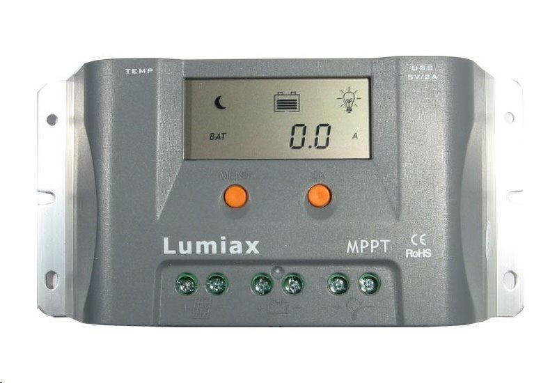 Solárny regulátor MPPT Lumiax MT1050EU, 12V/10A