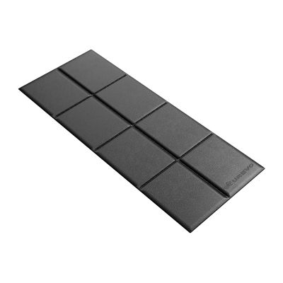Podložka pod fitness zariadenia Urevo, 160 cm x 65 cm (čierna)