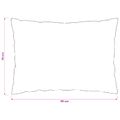 vidaXL Súprava paplóna a vankúša 3 ks 200x240 cm Leto 200 GSM Vlnka