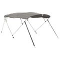 vidaXL Strieška Bimini s 4 oblúkmi a stenami 243x(185-198)x137 cm