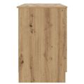 vidaXL Stôl Dub artisan 142,5 x 50 x 75 cm Kompozitné drevo