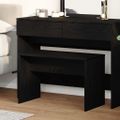 vidaXL Dressing stolička Čierny dub 70 x 35 x 45 cm Kompozitné drevo