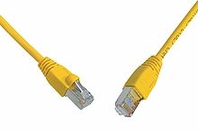 SOLARIX patch kábel CAT5E SFTP PVC 0,5m žltý