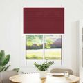 vidaXL Plisovaná roleta bordová červená 100x100 cm šírka látky 99,4 cm polyester