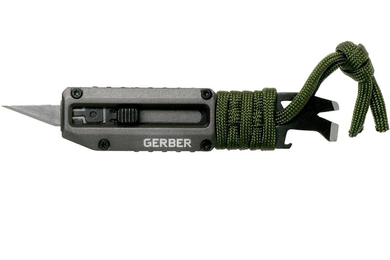 Gerber 31-003740 Prybrid-X Onyx multifunkčný nástroj, oceľ, hliník, zelený paracord, 8 funkcii