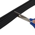 vidaXL Samolepiaca tesniaca páska na okno Čierna 10 x 6 mm 100 m