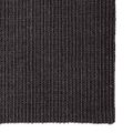 vidaXL Koberec prírodný sisal 80x300 cm čierny