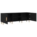 vidaXL TV skrinka 150 x 30 x50 cm Čierny dub Kompozitné drevo