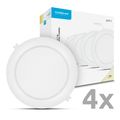 Modee LED Okrúhly LED panel - zapustený 18W 1980lm neutrálna biela P4 (ML-LPRB4000K18WPN)