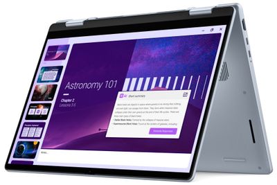 Dell 14 Plus 2-in-1/DB04250/U7-256V/14"/WUXGA/T/16GB/1TB/Arc 140V/W11H/Silver/1R Notebook, Core Ultra 7 256V, 16GB LPDDR5X, 1TB SSD, Intel Arc 140V, 14" Full HD+ IPS dotykový, W11H, Copilot+ PC, modrý, 2Y Basic
