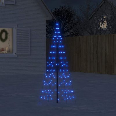 vidaXL LED vianočný stromček 200 LED modré 180 cm