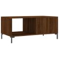 vidaXL Konferenčný stolík hnedý dub 90x50x40 cm kompozitné drevo