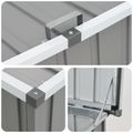 vidaXL Záhradný úložný box, sivý 171x99x93 cm