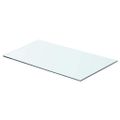 vidaXL Poličkový panel z priehľadného skla, 60x30 cm