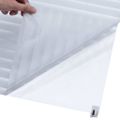 vidaXL Okenná fólia matná vzor pruhy 90x500 cm PVC