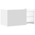 vidaXL Konferenčný stolík biely 100x50x50 cm kompozitné drevo