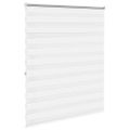vidaXL Zebrová roleta 140,9x175 cm Šírka látky 136,7 cm biela