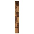vidaXL Skriňa na knihy/Izbový prepážka Old Wood 60x24x186 cm