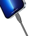 USB kábel Baseus Jelly Lightning, 2,4 A, 1,2 m (čierny)