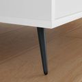 vidaXL Stožiarové Nohy 12 ks Čierna 56 x 56 x 100 mm Železo