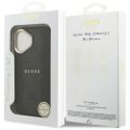 Obal Guess pre iPhone 17 HC MAGSAFE PU W/ 4G PU STRIPE čierny