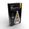 Solight 1V283 vianočná LED dekorácia, drevený stromček s dekoráciami