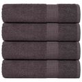 vidaXL Sprchové osušky FROGN 4 ks antracitové 70x140 cm 360 g/m²