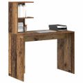 vidaXL Stôl Staré drevo 102 x 50 x 124 cm Kompozitné drevo