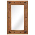 vidaXL Zrkadlo z masívneho akáciového dreva 50x80 cm