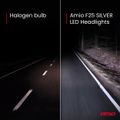 LED žiarovky hlavného svietenia Séria F25 SILVER FULL CANBUS HB3 9005 52W 12V 24V AMiO-04706