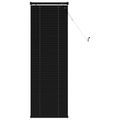 vidaXL Žalúzia Čierny 150 x 50 cm 25 mm PVC