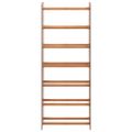 vidaXL Regál na topánky hnedý 45x24x117 cm spracované drevo