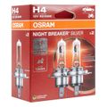 Halogénová žiarovka Osram H4 12V NIGHT BREAKER SILVER +100%) /2 ks
