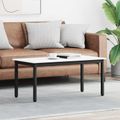 vidaXL Konferenčný stolík Biela 100 x 50 x 45 cm