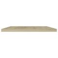 vidaXL Prídavné police 4 ks, dub sonoma 100x20x1,5 cm, drevotrieska