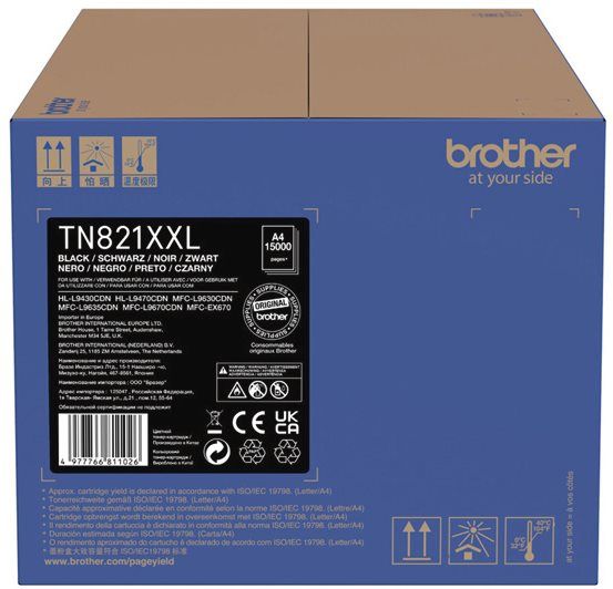 toner BROTHER TN-821XXL Black HL-L9430CDN/L9470CDN, MFC-L9630CDN/L9670CDN (15000 str.)