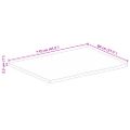 vidaXL Stolová doska živá hrana 110x80x2,5 cm masívne mango